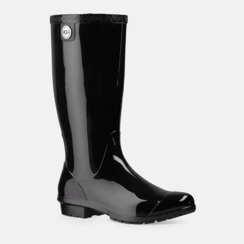 New with Box! UGG Women's Shaye Black Rain Boot, Size 7